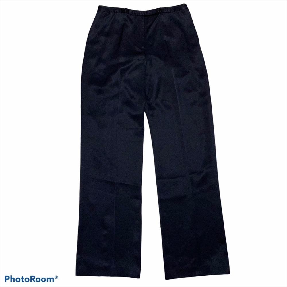 Bloomingdales Now Black Satin Pants M